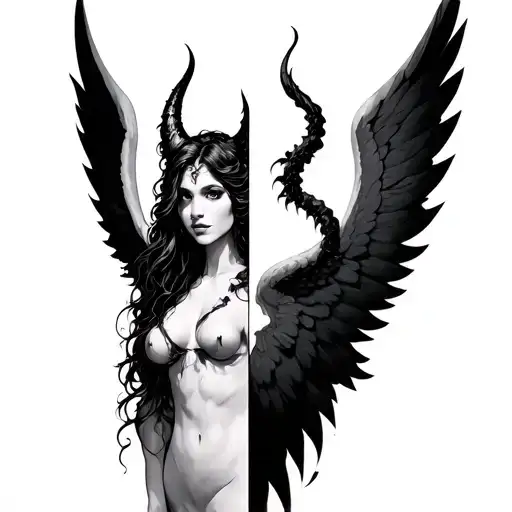 Half Demon Half Angel