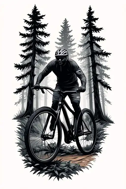 Forest And Bike