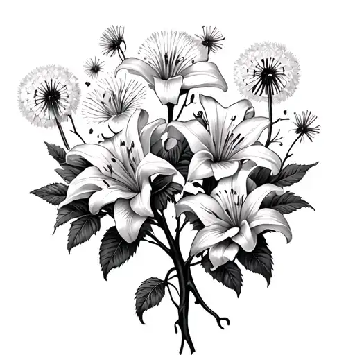 Lilies Roses Dandelions Family Tree