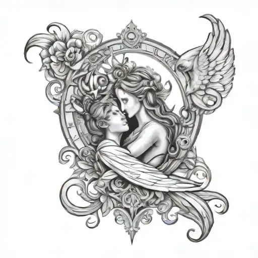 Saints And Virgo Zodiac Symbol