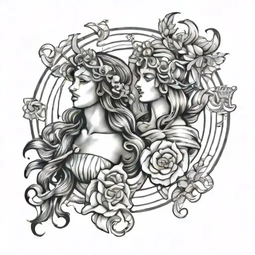 Saints And Virgo Zodiac Symbol