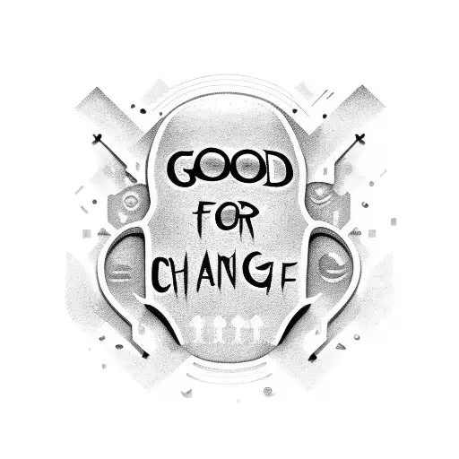 Good Times For A Change Lettering