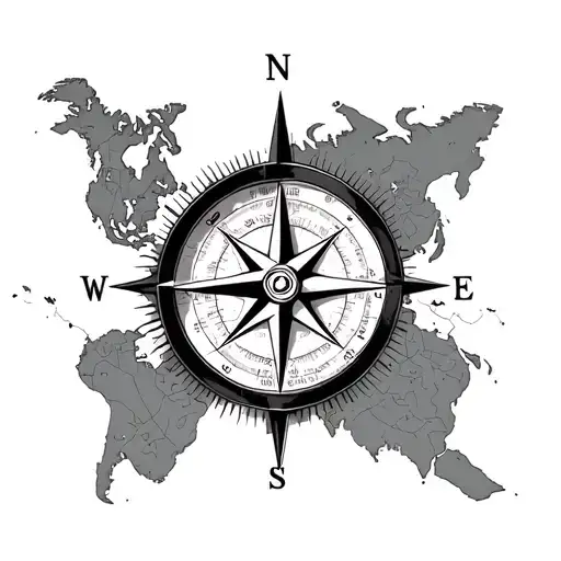 Compass And Map