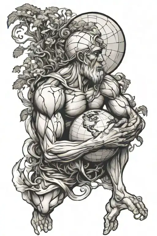 Atlas Holding The Earth