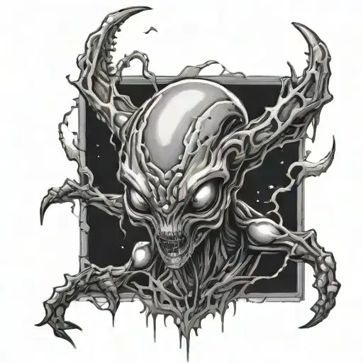 Alien Ripping Dimension From Outer Space