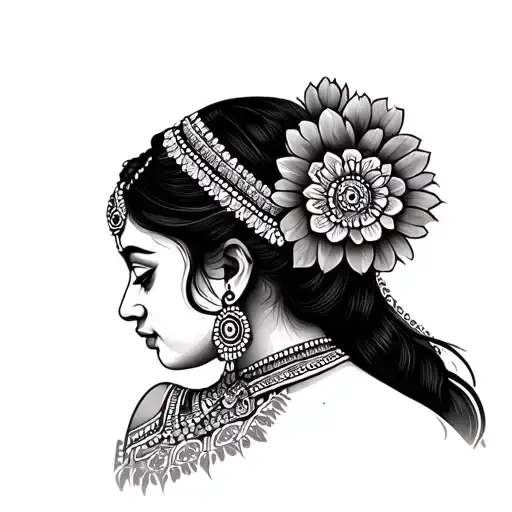 Indian Woman Looking