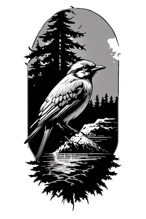 Bird Hunting Landscape