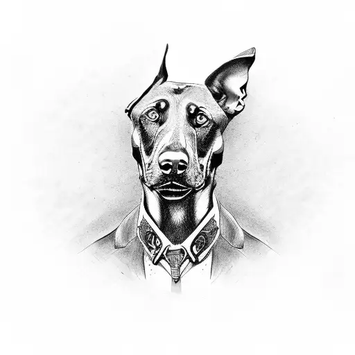 Evil Doberman Chicano Style