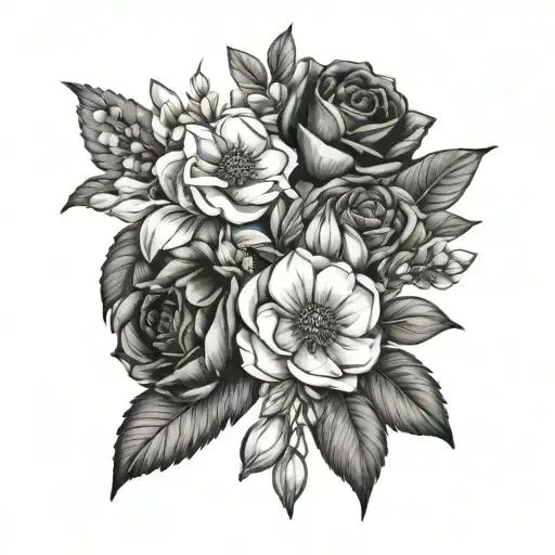 Birth Flower Bouquet