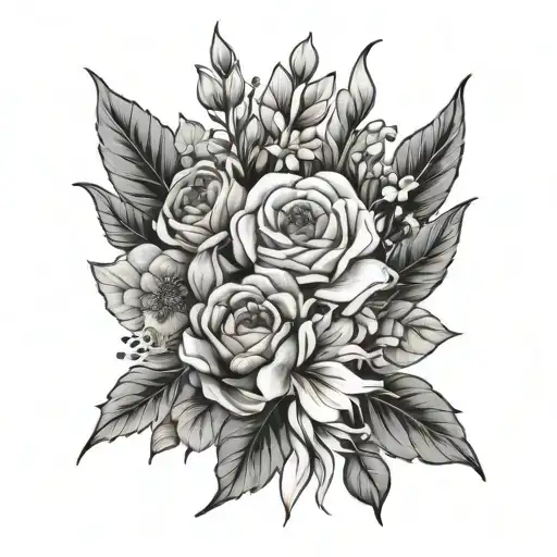 Birth Flower Bouquet