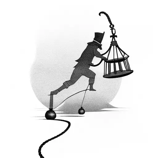 A Silhouette Of A Ringer Pulling A Bell Rope Against A Colorful Sunset Sky