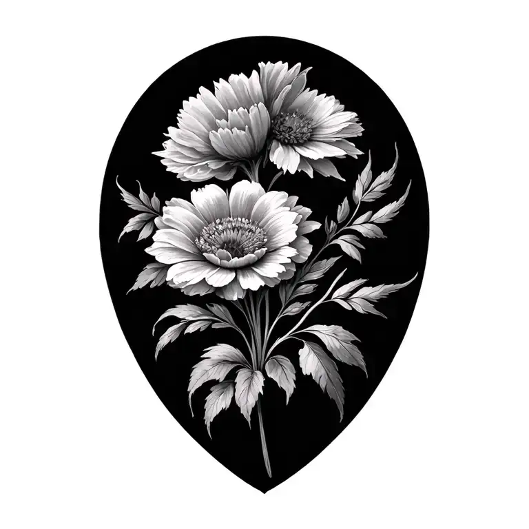 January Febuary March May And June Birth Flowers Cmbined