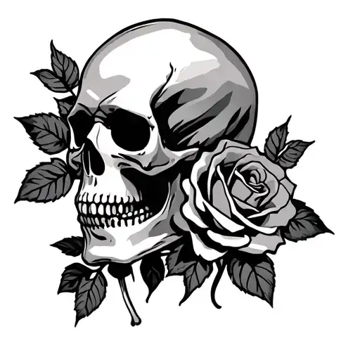 Skull And Roses