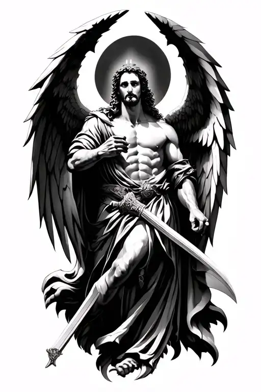 Saint Michael Killing Satan