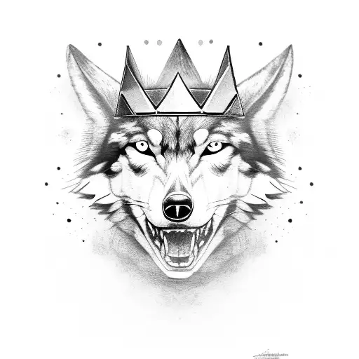Handball Player With A Wolf Crown