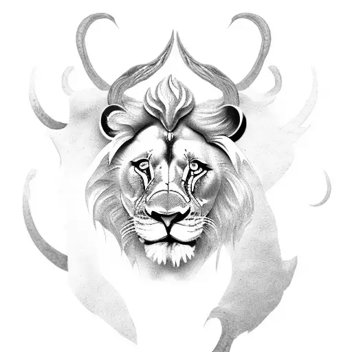 Lion And Ram Chest Piece
