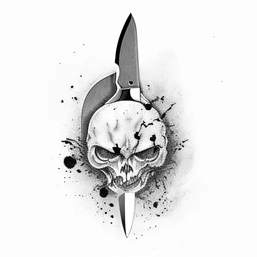 Knife With Little Blood