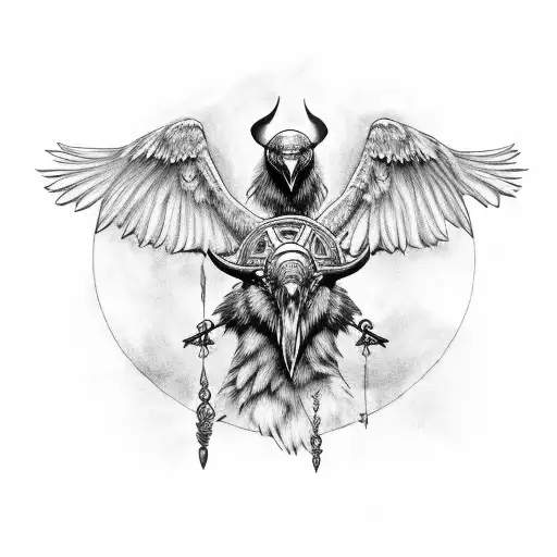 Raven Vikingstyle Shulder