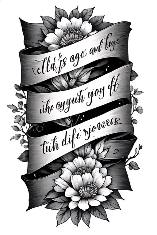 Bible Verse Life Theme Sleeve