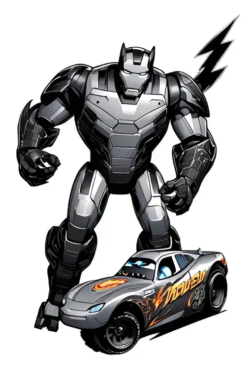 Leg Sleeve That Includes Ironman Lightning Mcqueen Toothless Walle And Insterstellar