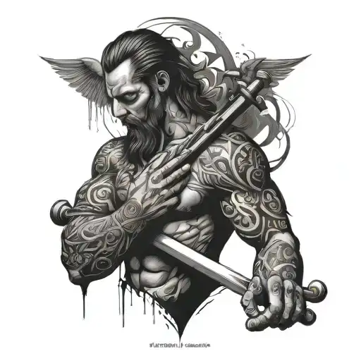 Badass Christian Tattoo About The Discipline