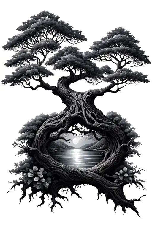 Tree Of Life Peaceful Scene