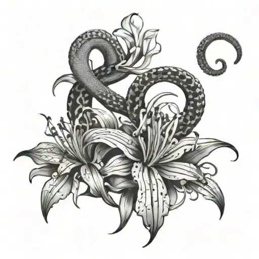 Snake And Spider Lily