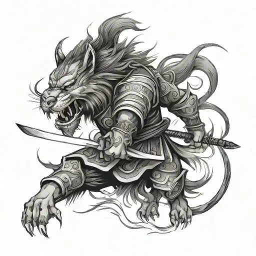 Samurai Lion Lightning