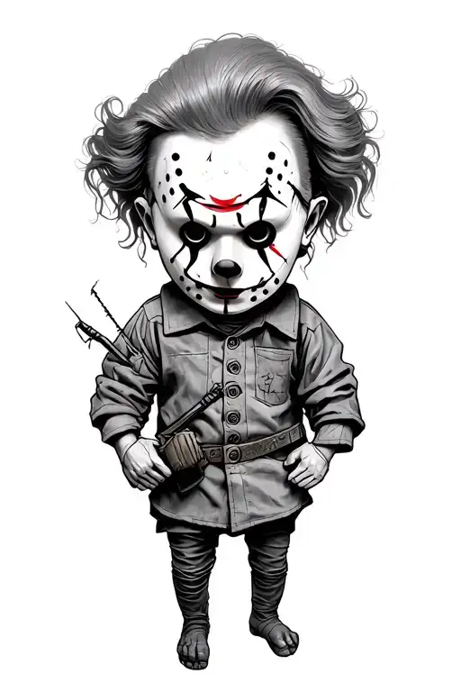 Sam From Trick R Treat Horror With Jason Voorhees And Pennywise