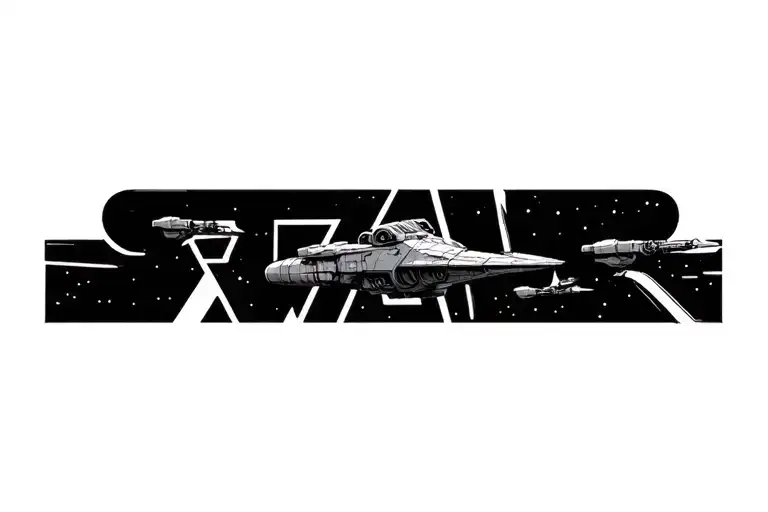 Star Wars X-wing Minimalistic