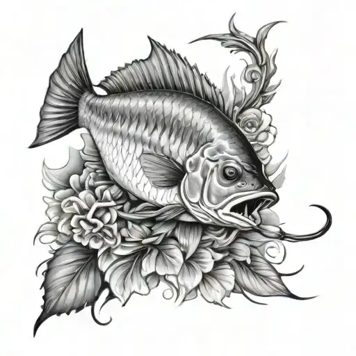 Create A Shoulder Sleeve Tatoo Regarding Fishing