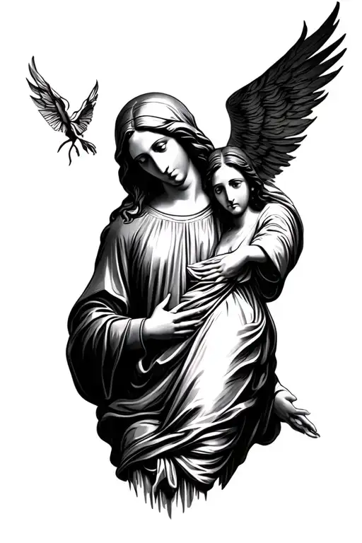 Virgin Mary And Jesus