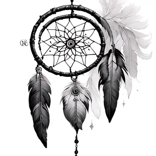 Dreamcatcher And Compass