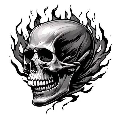 Fire Skulls Surrounded My Music