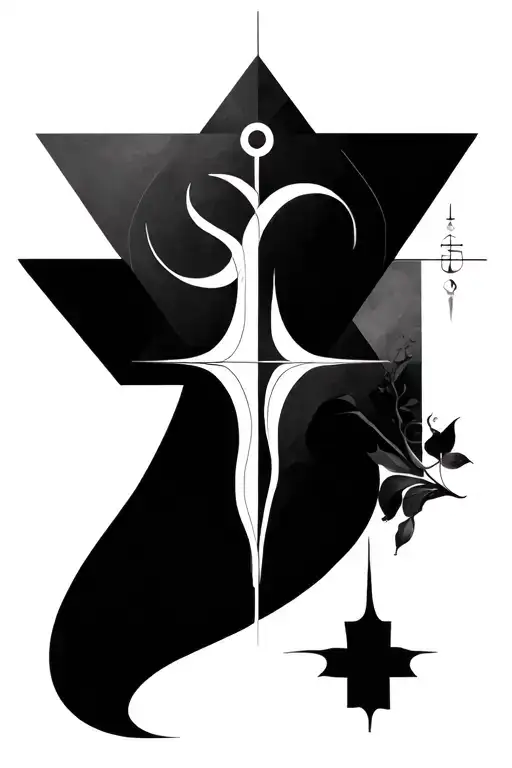 Christian Geometric Micro Realism Lines And Symbols