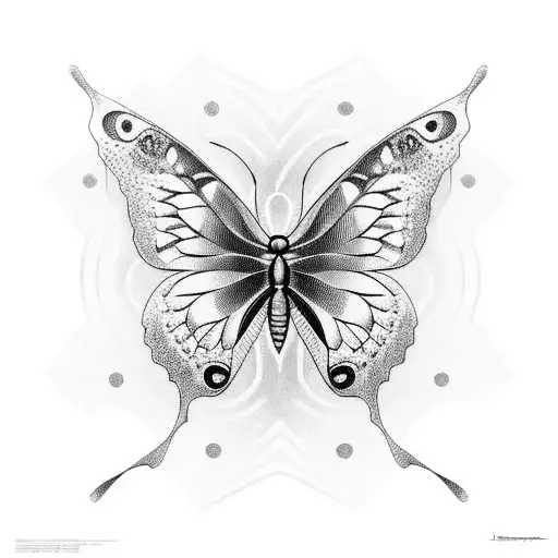 A Butterfly With Intricate Patterns Made Up Of 90S Gaming Icons