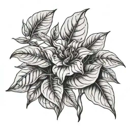 Ceylon Plant Tea Leaves