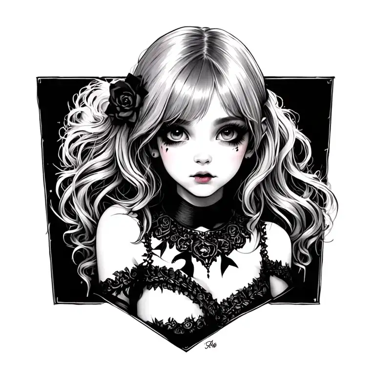 Cute Goth Girl