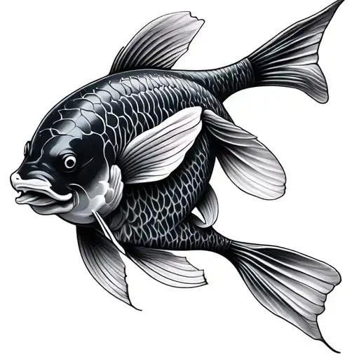 Koi Fish Transforming