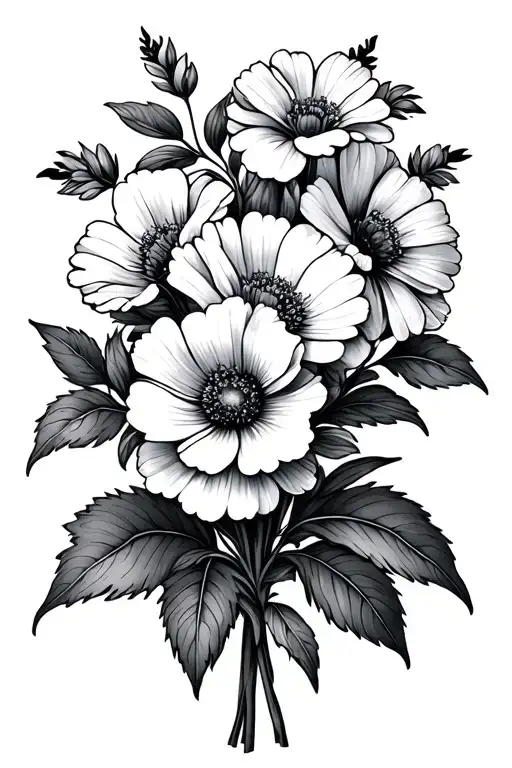 Birth Flower Bouquet