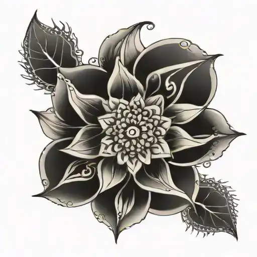 A Tattoo That Represents The Loss Of My Little Sister Avec Un Style Mandala Fin