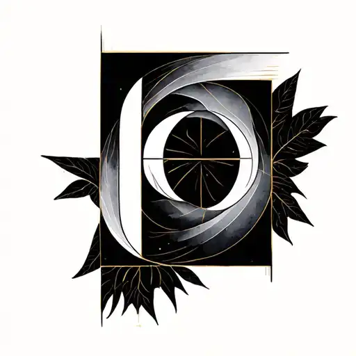 Golden Ratio Line Rectangle