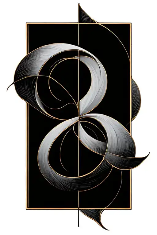 Golden Ratio Line Rectangle