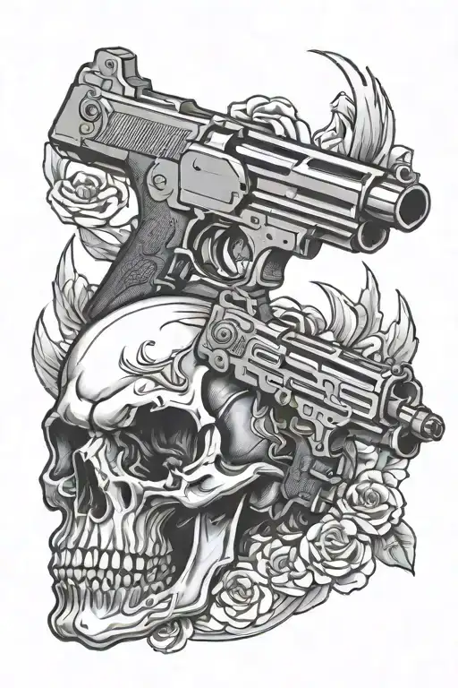 Skull Gun Texas