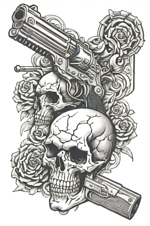Skull Gun Texas