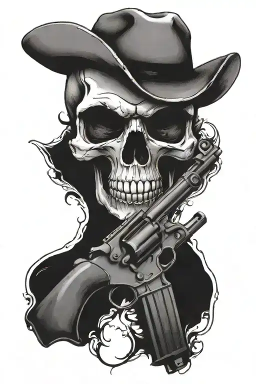 Skull Gun Texas