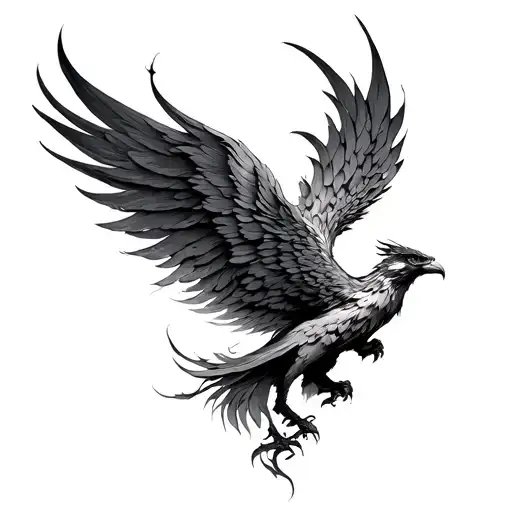 Phoenix Rising From The Ashes