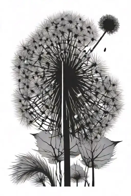Dandelion Blowing