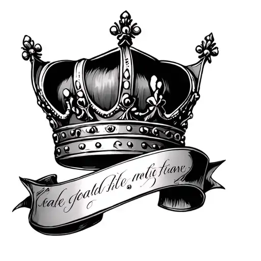 Crown And Texte
