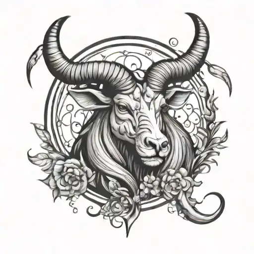 Capricorn With A Taurus And An Aries Zodiac Sign